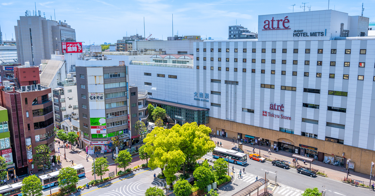 都市近郊の便利な立地利便性を確保しながら郊外への旅も